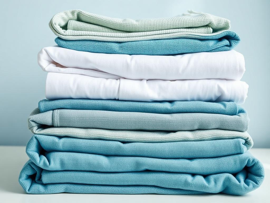 Fresh folded laundry